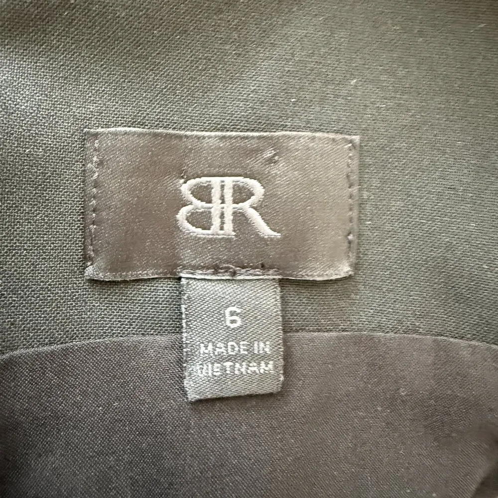 Banana Republic Sleeveless Sheath Dress Women's 6 Black Career Professional LBD - Image 12