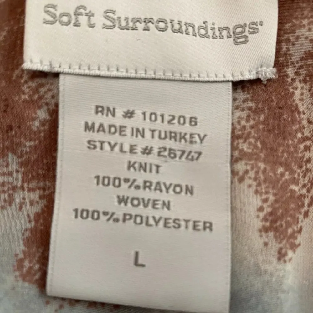 Soft Surroundings  PEACH COLORED TOP 6 for‎ $36 - Image 6