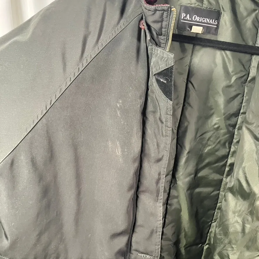 P.A. ORIGINALS Womens Green Velvet Trimmed Puffer Jacket Winter‎ Coat Size 1X - Image 16