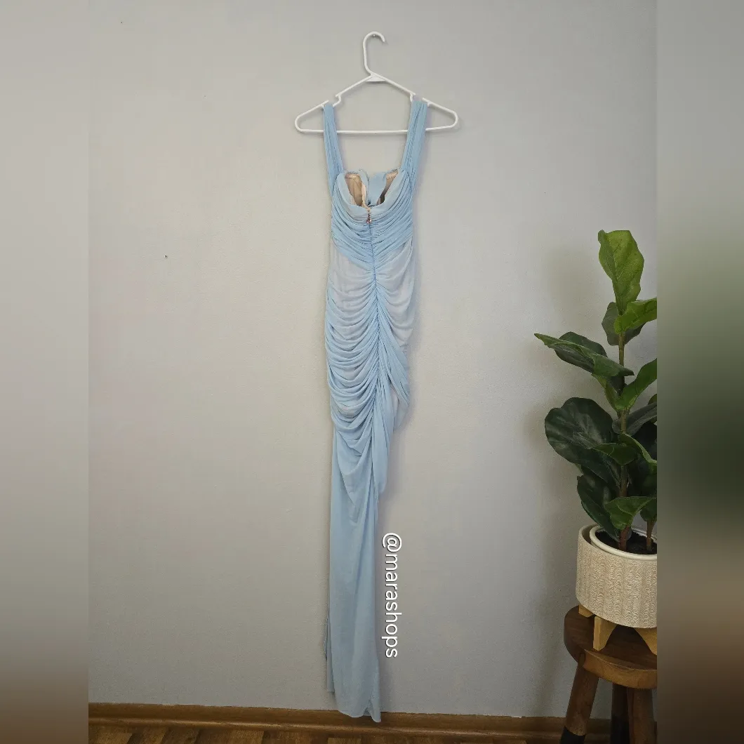 Nookie Dita Mesh Gown Blue - Image 5