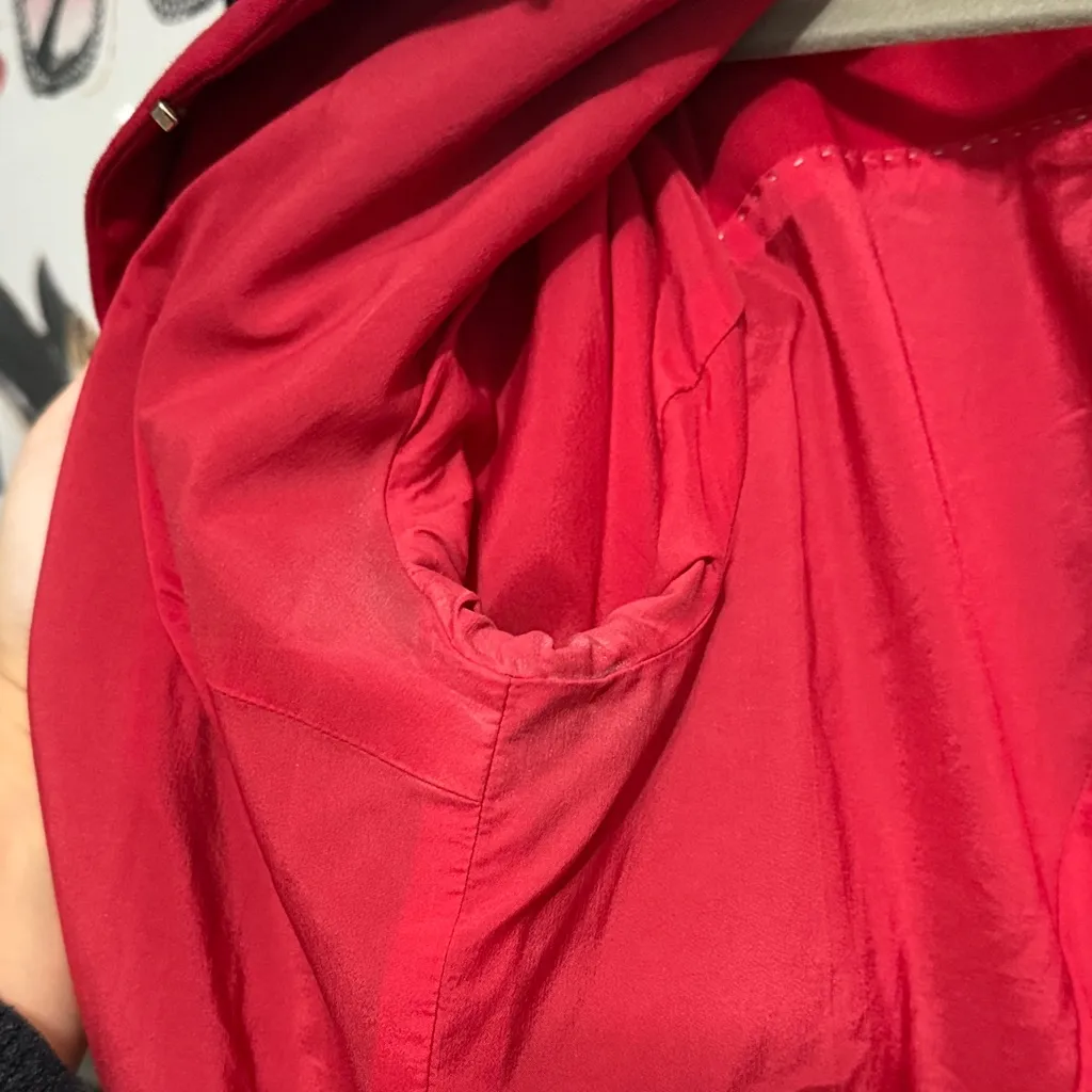 Hugo Boss 💖  Jenisa Red Cropped Blazer Jacket - Image 6