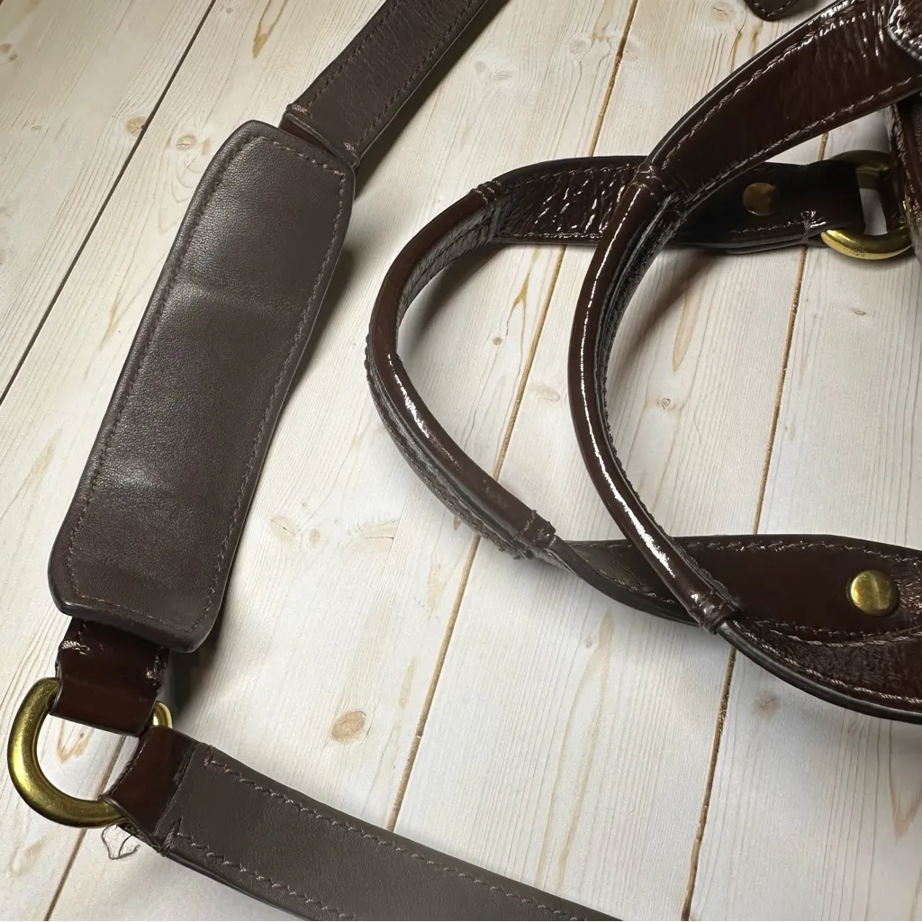 Coach Ashley Signature Scarf Print Satchel (F20034) - Image 5