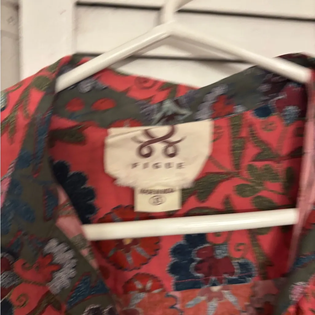 Figue XS Shelby dress in Suzanne salmon maxi Purple - Image 7