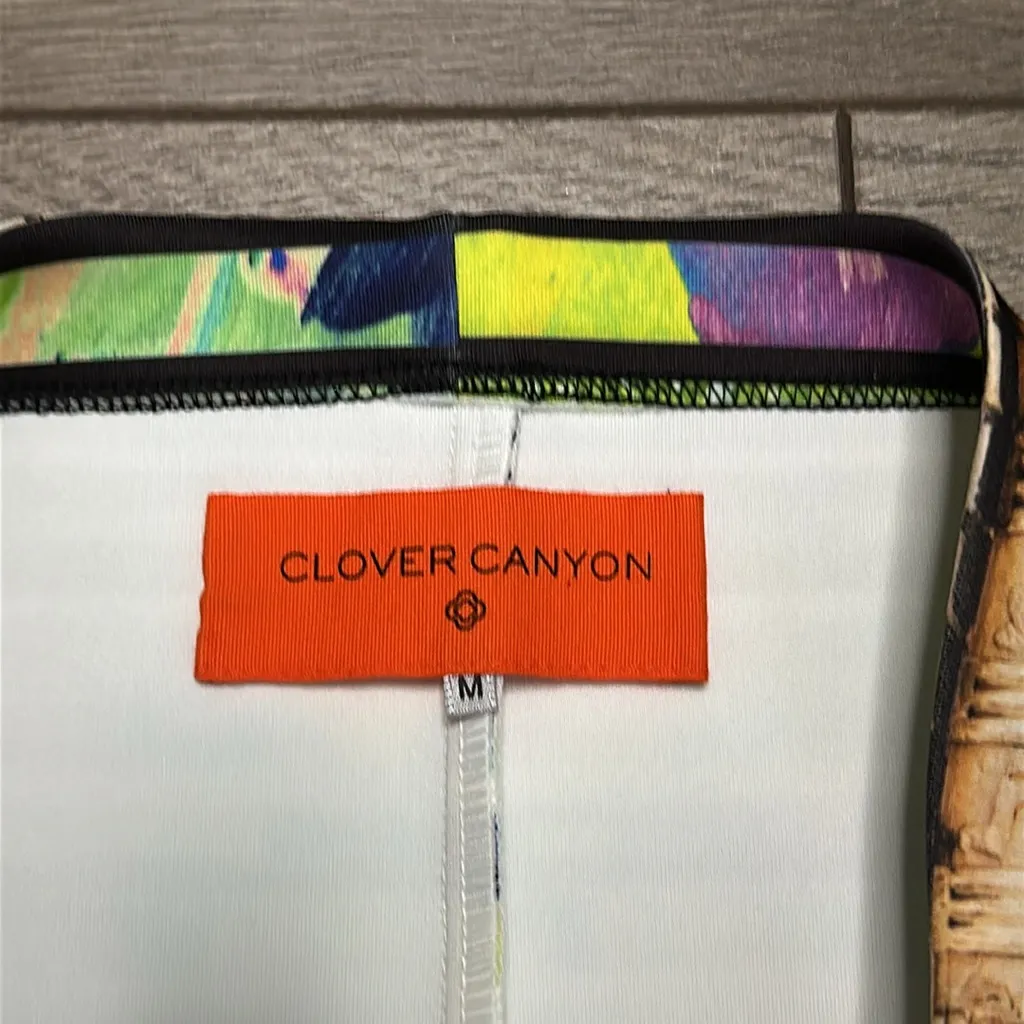 Clover Canyon 21” High Rise Acropolis Garden Pencil Skirt Multicolor Medium - Image 8