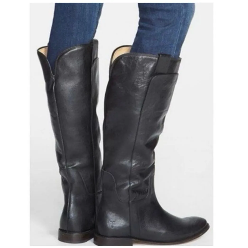 Frye Paige Tall Riding Boots Size 6 - Image 15