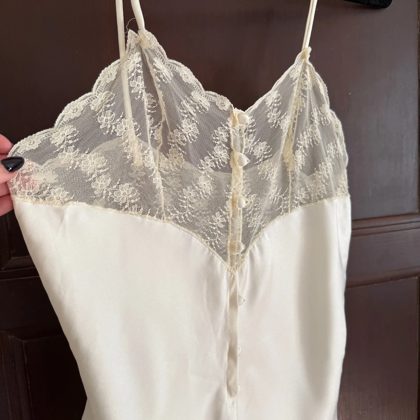 80s vintage CONTEMPO CASUALS Intime White Sheer Lace Teddy Negligee Medium - Image 2