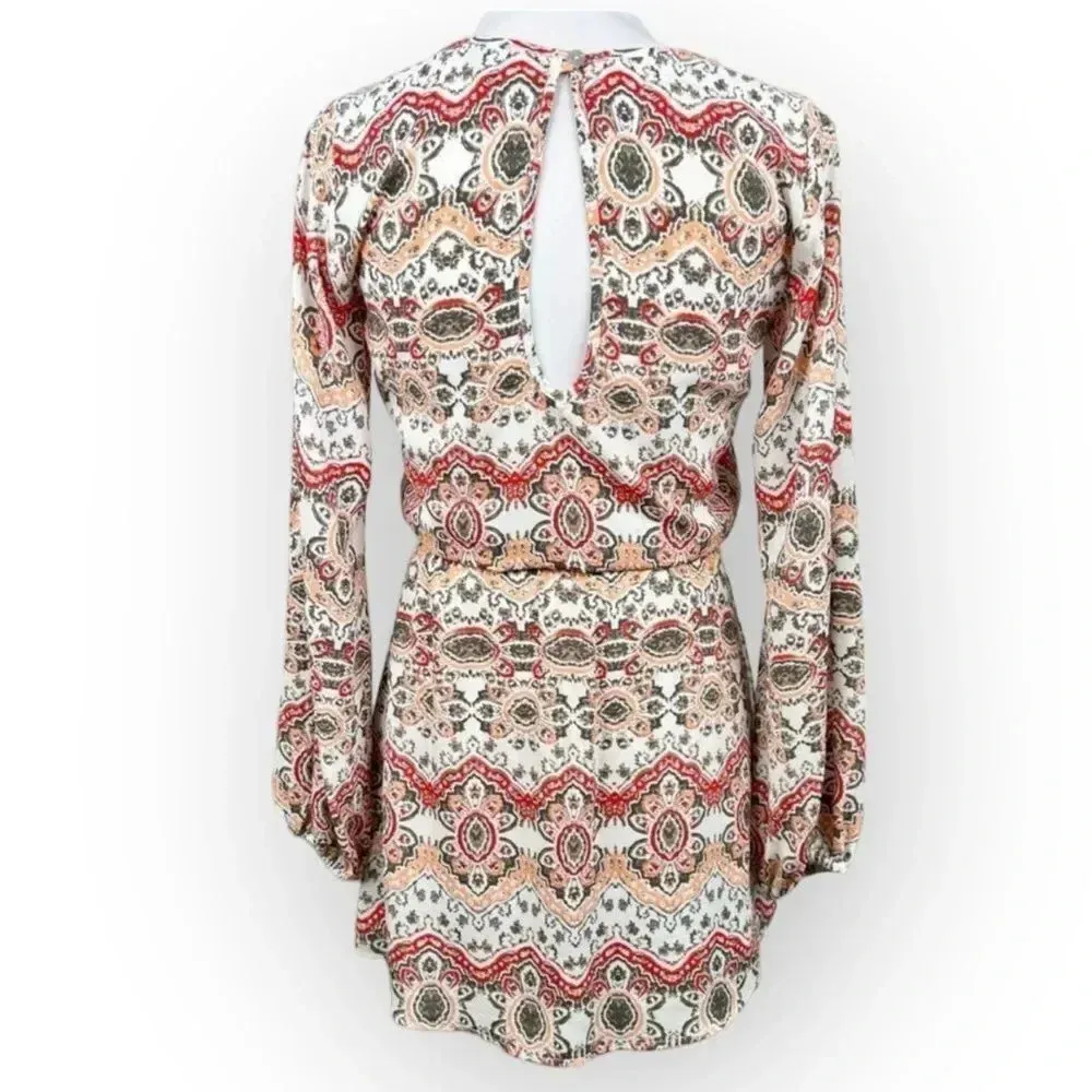 Show Me Your MuMu Rainey Long Sleeve Mini Dress Size XS - Image 3