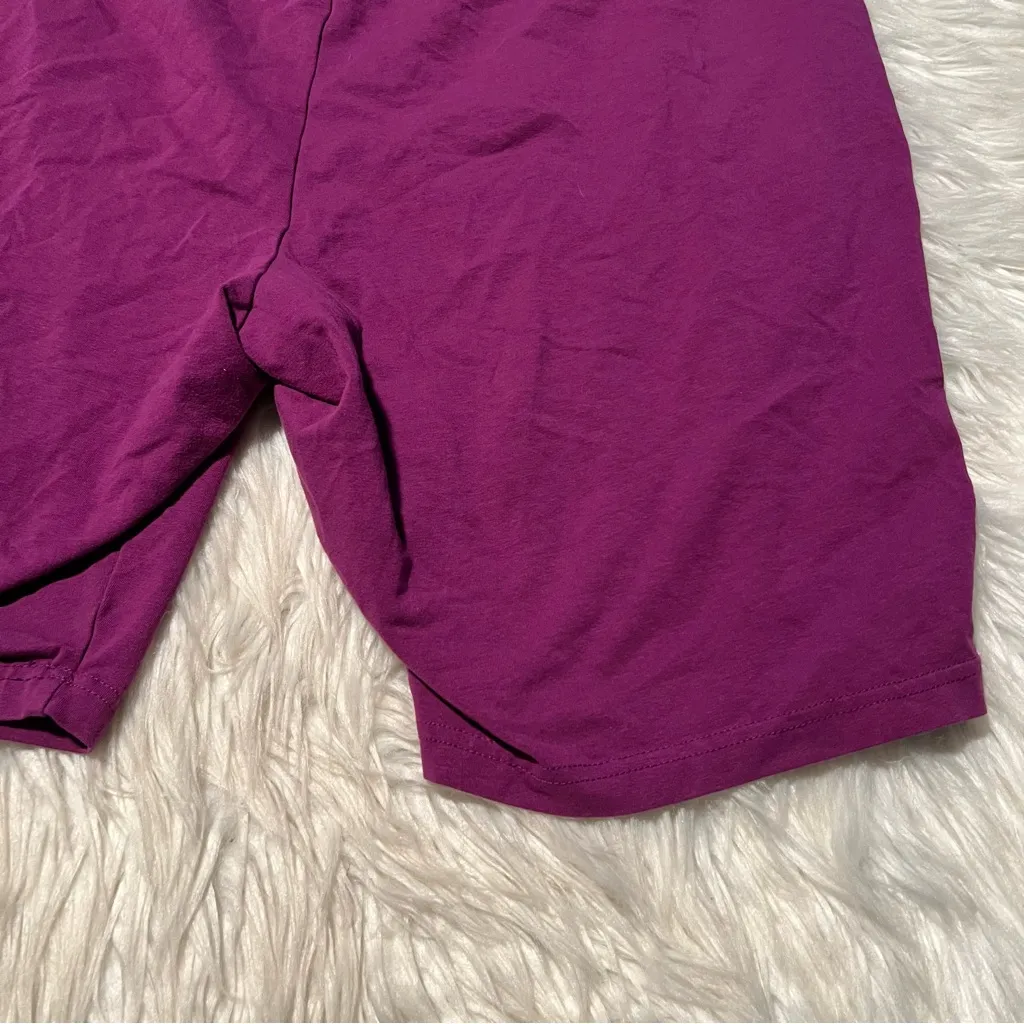 Woman Within Stretch Cotton Bike Short Plum Purple 2X 26-28 - Image 11