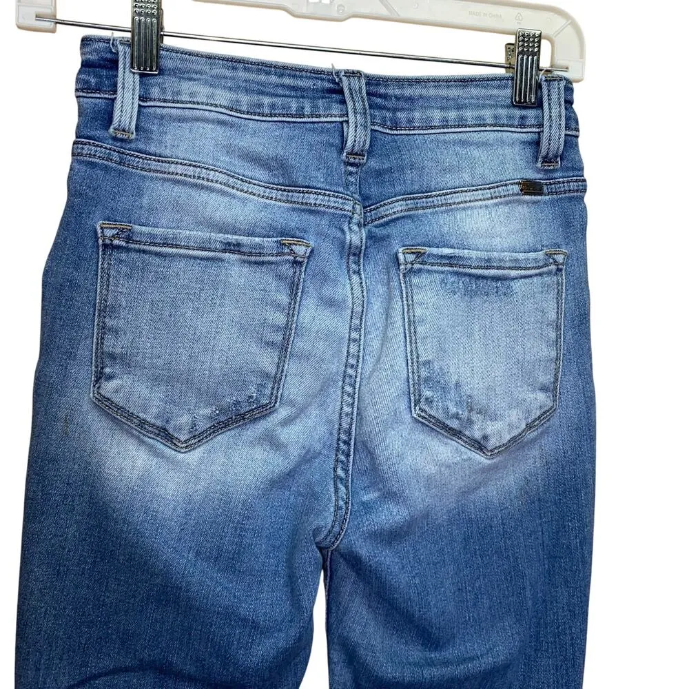Kancan Kurvy Ultra High Rise Ankle Skinny Jeans Size 25 Blue - Image 3