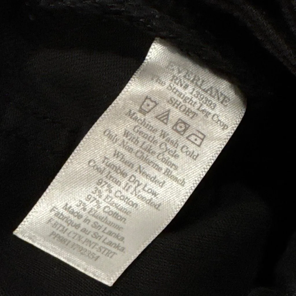 Everlane the straight leg crop short pants size 2 - Image 3