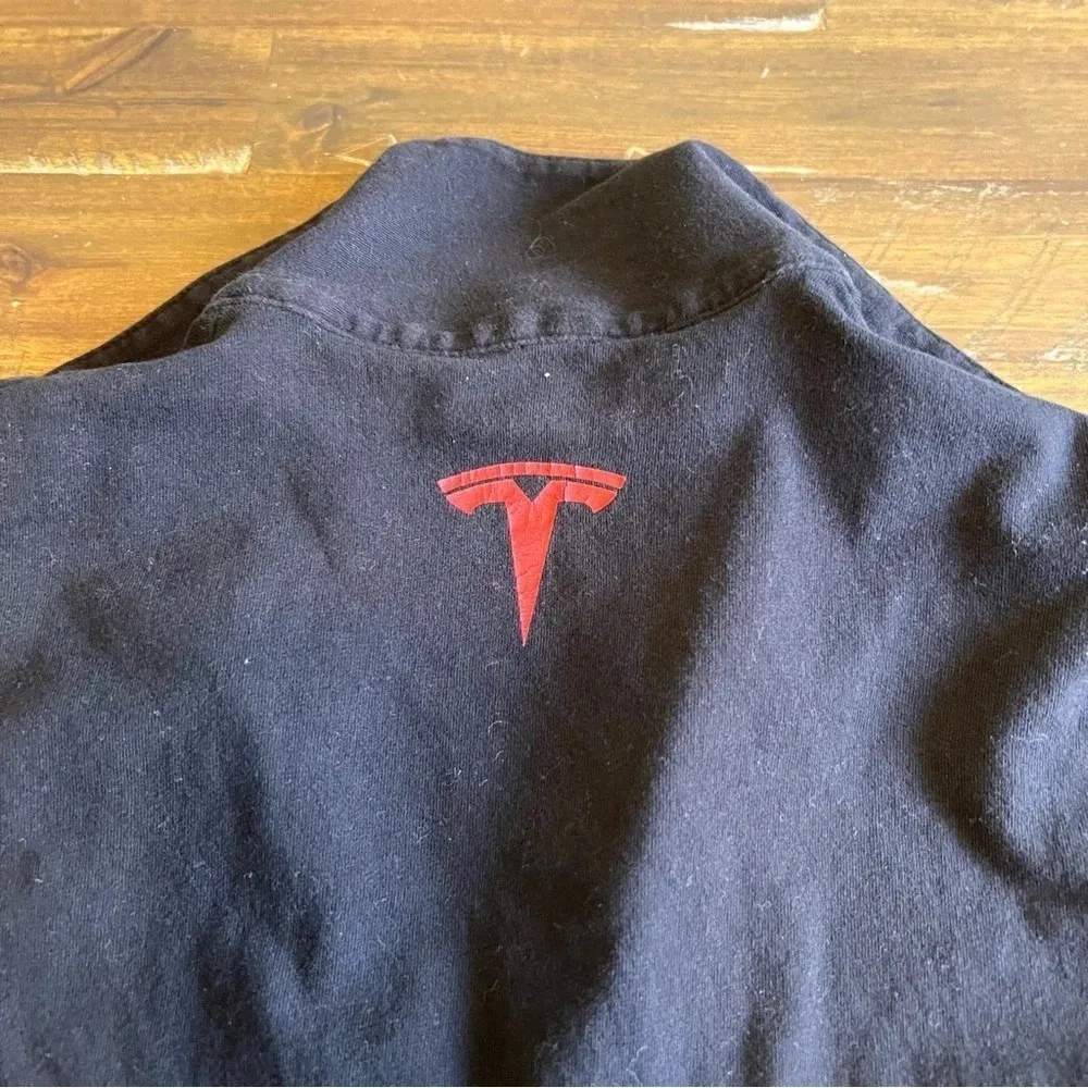 Tesla Black Logo Polo Size XS - Image 2