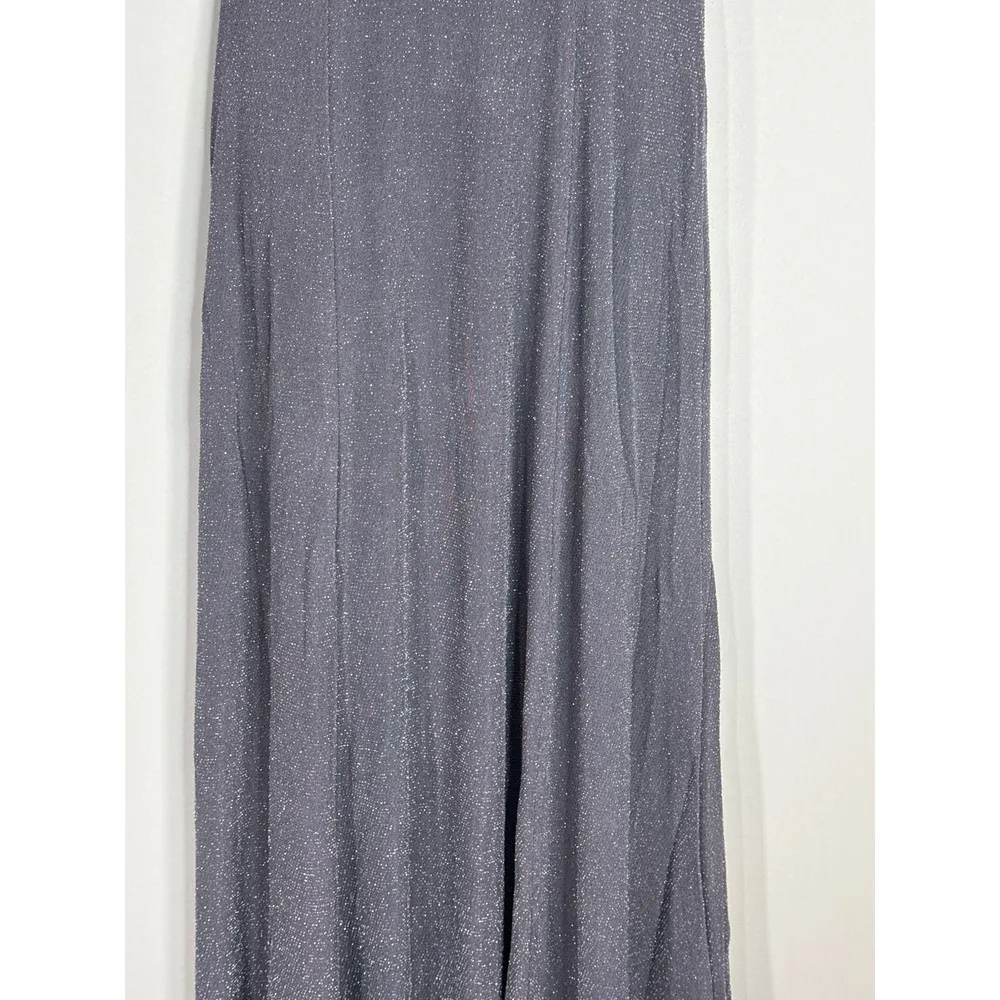 Show Me Your Mumu Renee Ruffle Maxi Dress Dancing Queen Shine Smoke - Image 3