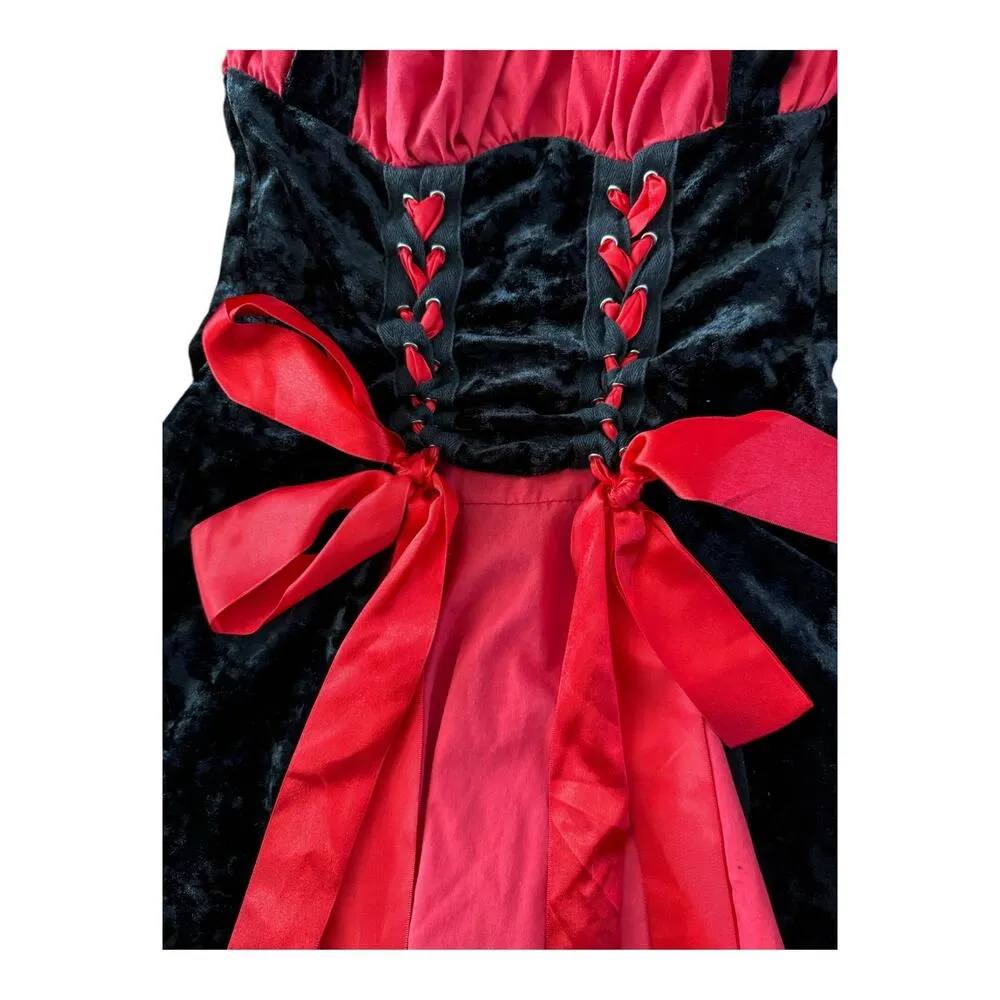 Leg Avenue Women's Vixen Pirate Wench Costume black and red size medium - Image 3