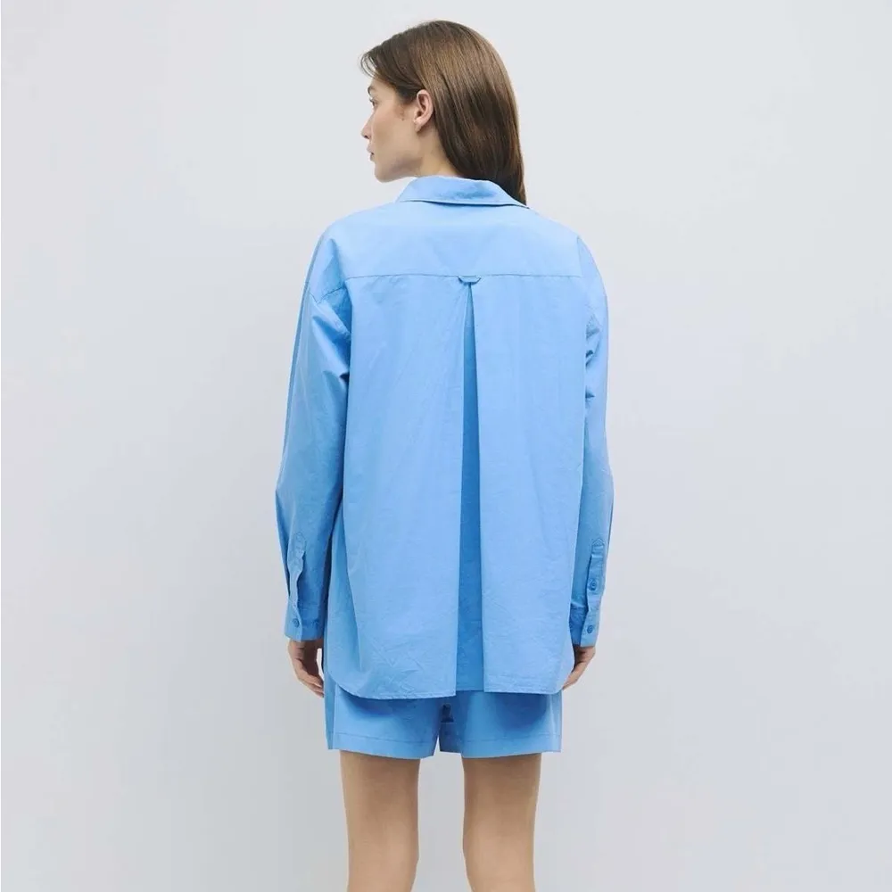 Mod Ref Raya Poplin Top Size Small - Blue - Image 6