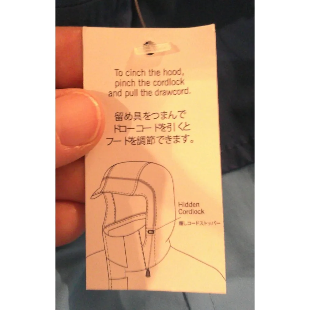 Lands End Jacket Womens XL 18 Blue Purple Fleece Lining Hoodie‎ Waterproof NEW - Image 8