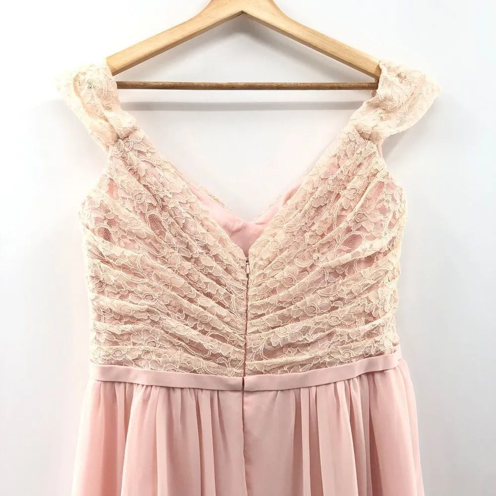 Bill Levkoff Rose Bridesmaid Dress 20‎ - Image 4