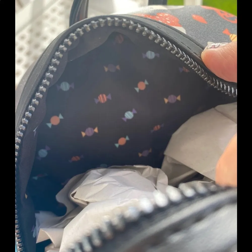 Disney parks Icons Loungefly 2020 Halloween treats mini backpack Mickey Snacks - Image 3