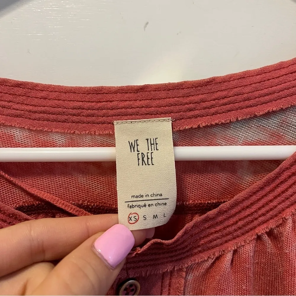 We The Free Acadia Burnout Henley Top - Image 4