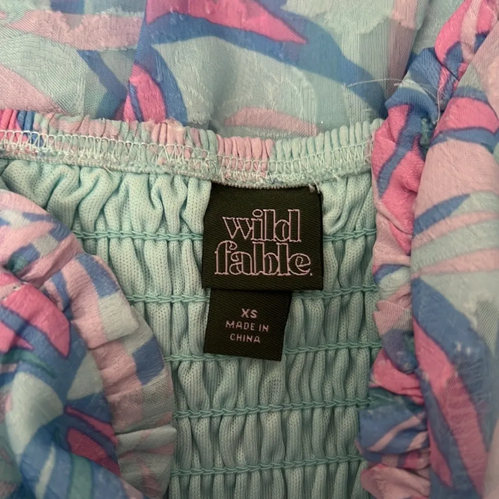 Wild Fable Sweetheart Blue Floral
Tiered Dress size XS - Image 5