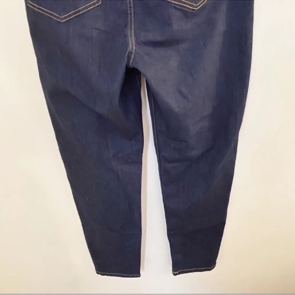 Savi Parker Maternity Jeans Size 29 NEW Dark Blue Wash Low Panel Stretch Waist - Image 7