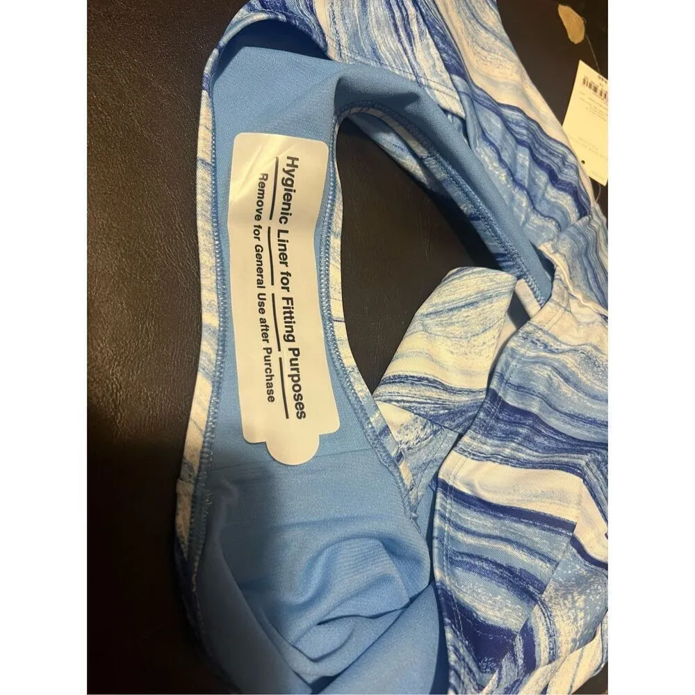 Outdoor Oasis Blue Marble Medium Coverage Swimsuit Bottom Woman’s 1X NEW - Image 10