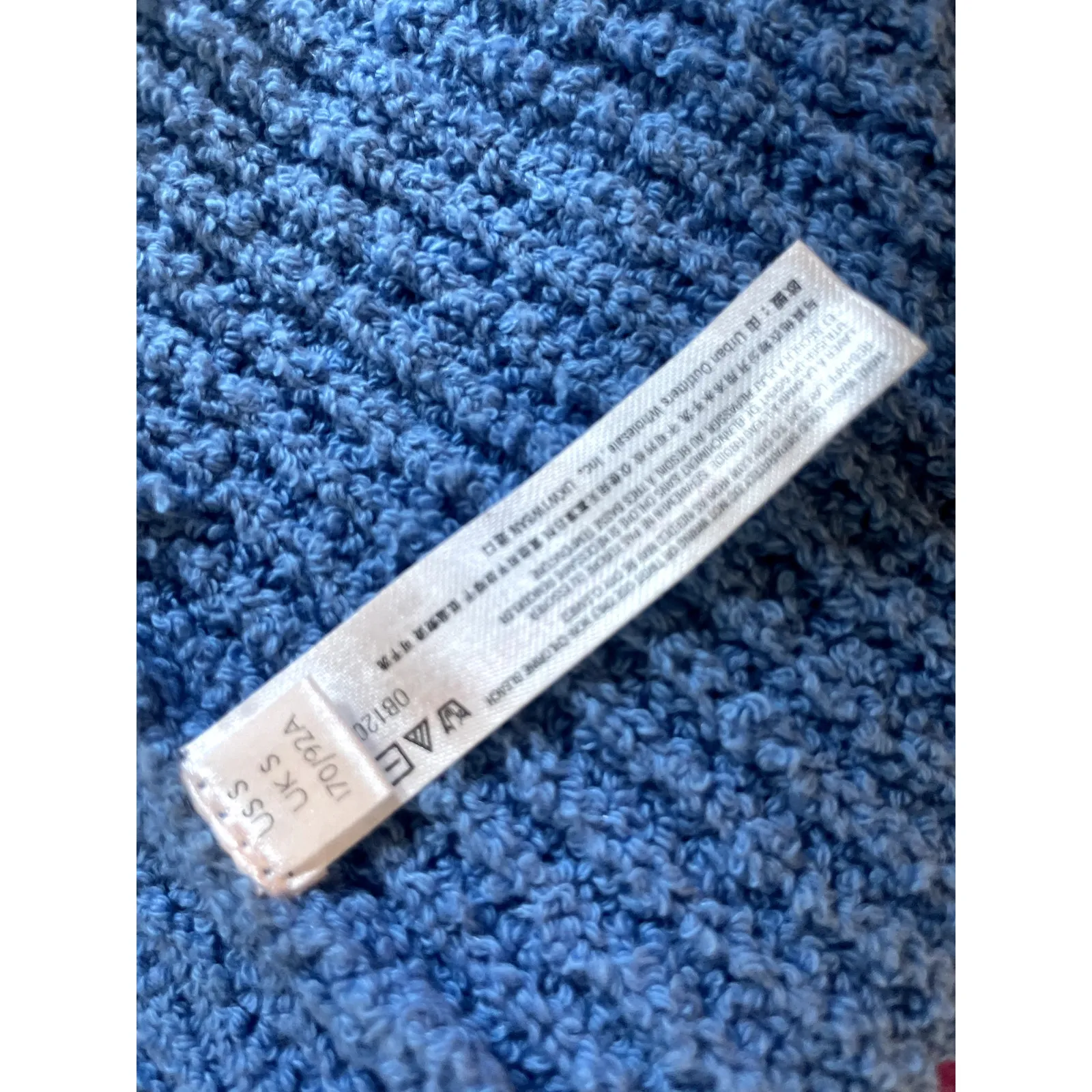 FP BEACH Free People Sky Blue Cowl Sleeveless Sweater Top CHUNKY COZY  Small S - Image 3