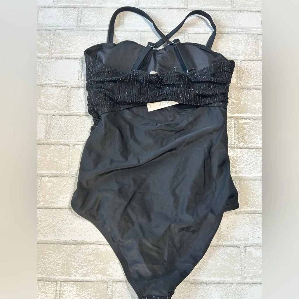 Cupshe Black Glitter Woman’s swimsuit - Image 3