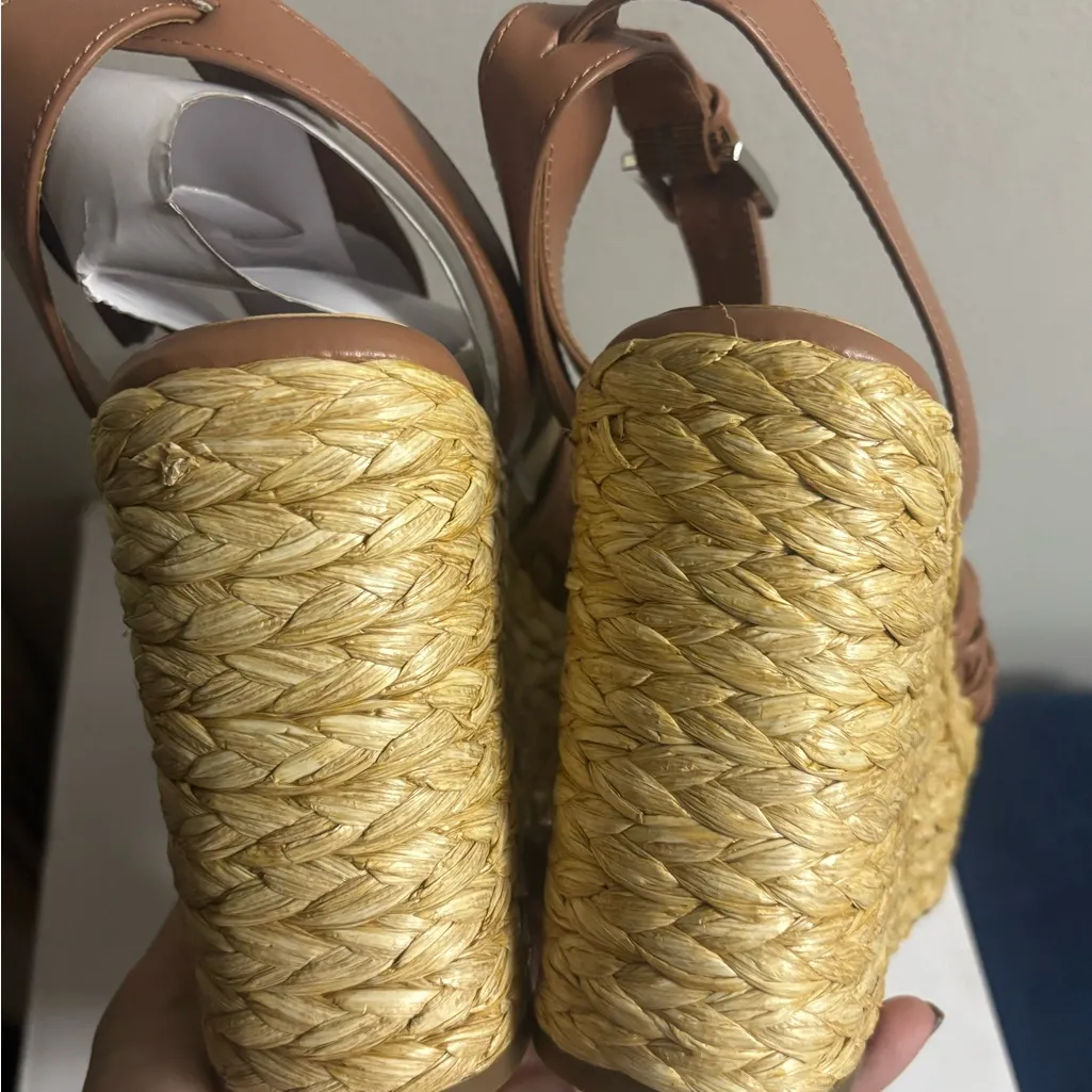 Marc Fisher Women's Godina Espadrille Square Toe Wedge Sandals - Image 6