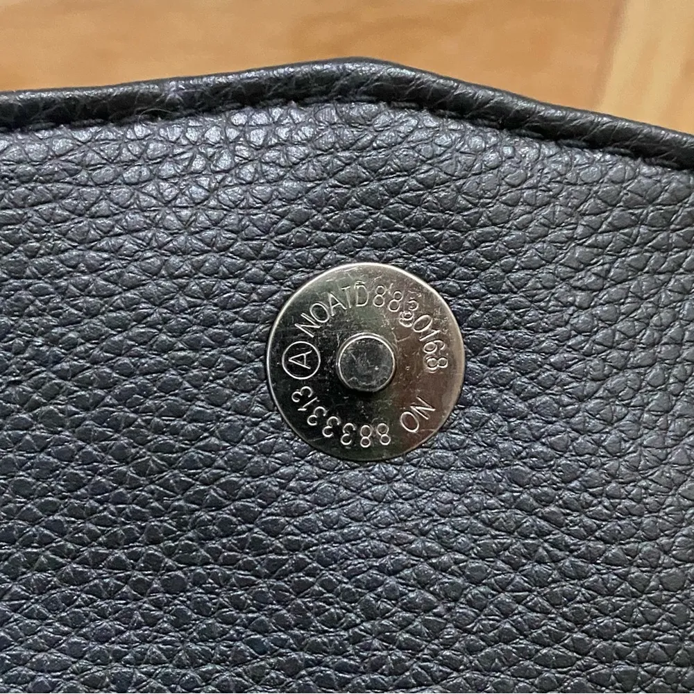 BOTKIER NEW YORK Trigger Backpack Black Nylon Faux Leather Logo Strap Mini Bag - Image 14