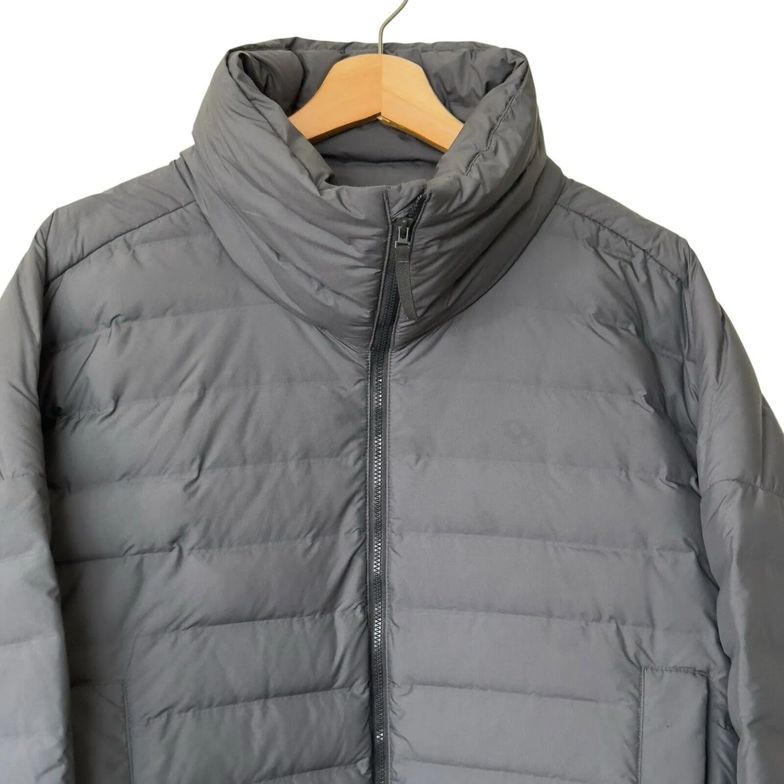 Adidas Varilite RL Jacket L Women's puffer quilted lightweight gray - Image 5