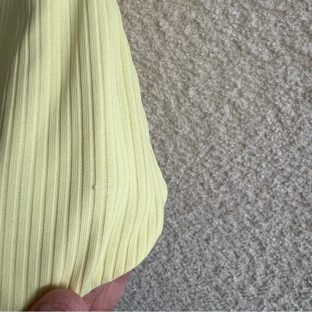 Privacy Please Revolve Women’s Bekka Canary Yellow Bodysuit Size Small - Image 8