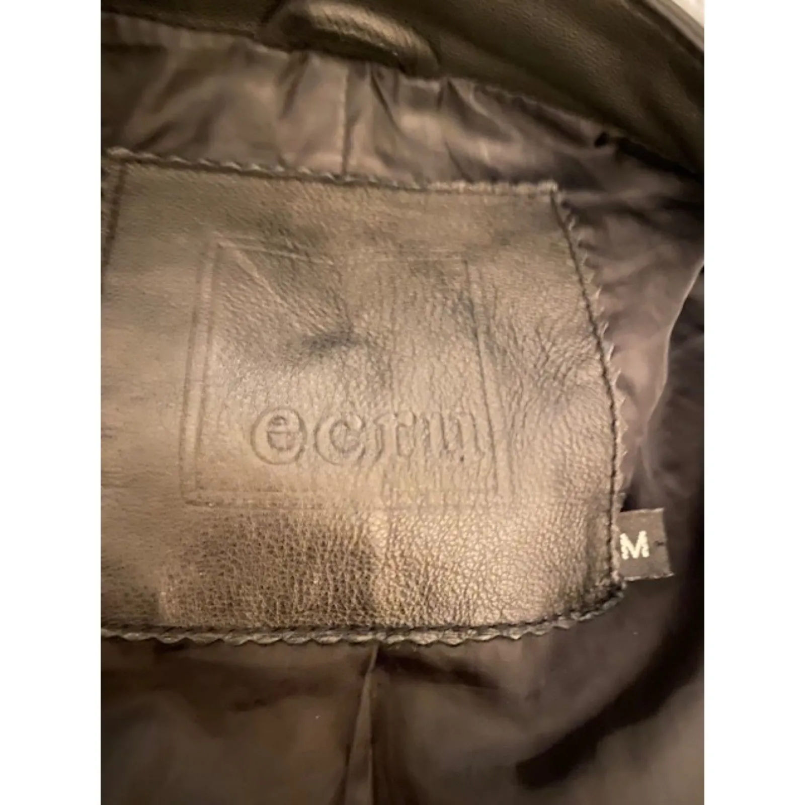 ecru Jacket M faux leather - Image 4