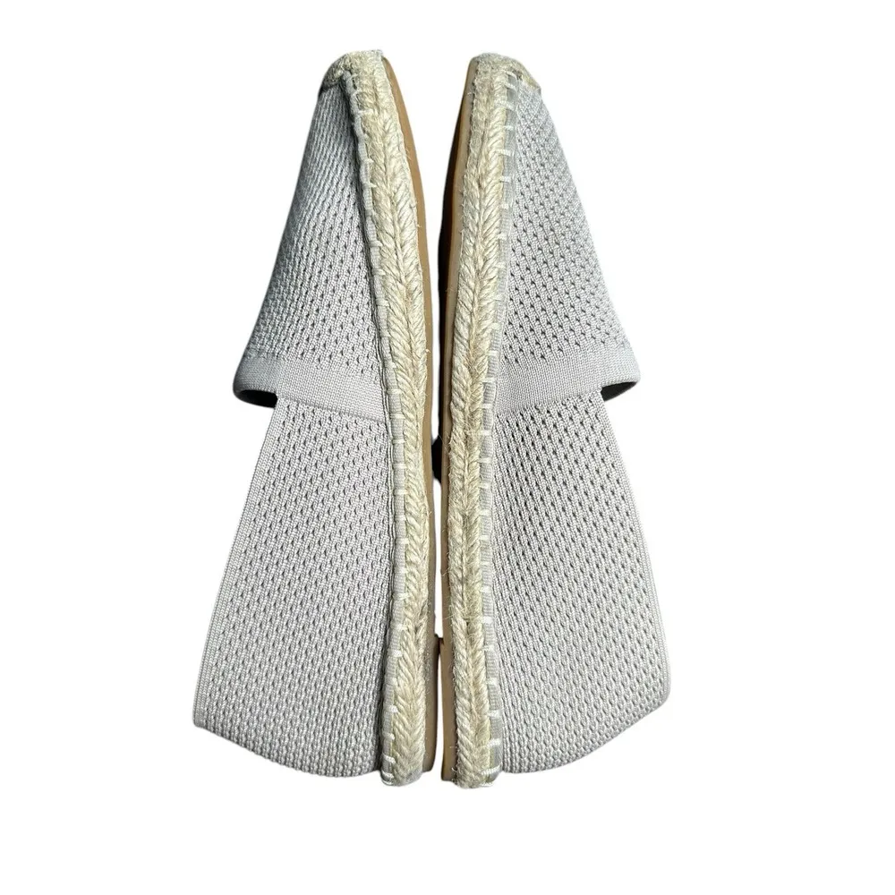 Eileen Fisher Size 7 Espadrille Flats Shoes Beige Woven Women's Lightweight 53-7 - Image 7