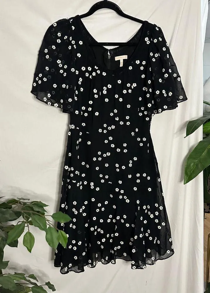 Rebecca Taylor Alessandra Floral-Embroidered Dress Black Size 2 - Image 2