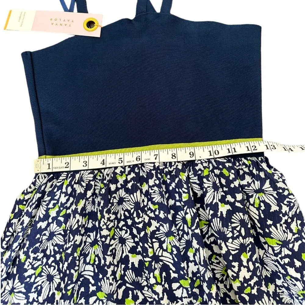 NWT Tanya Taylor Fifi Women's Maxi Dress in Confetti Navy Blue Size Medium - Image 7