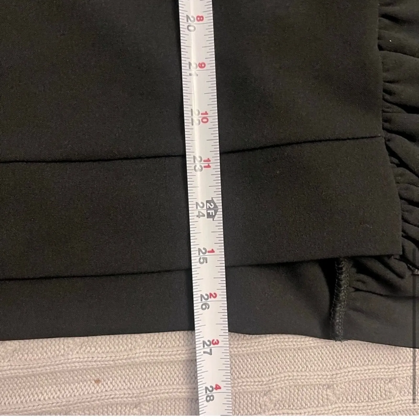 Les Amis Women's Black 3/4 Sleeve Blouse Sz M Size M - Image 8