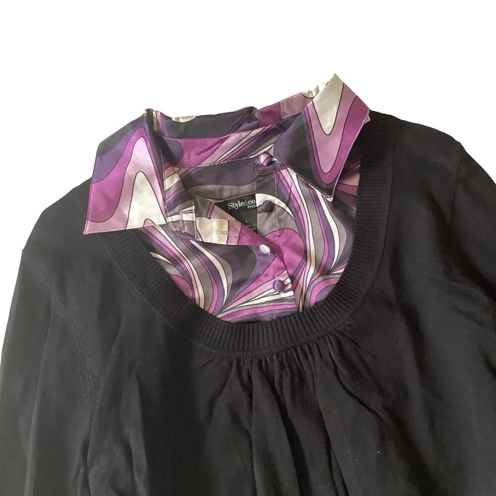 Style & Co. Silk Blend Sweater - Image 4