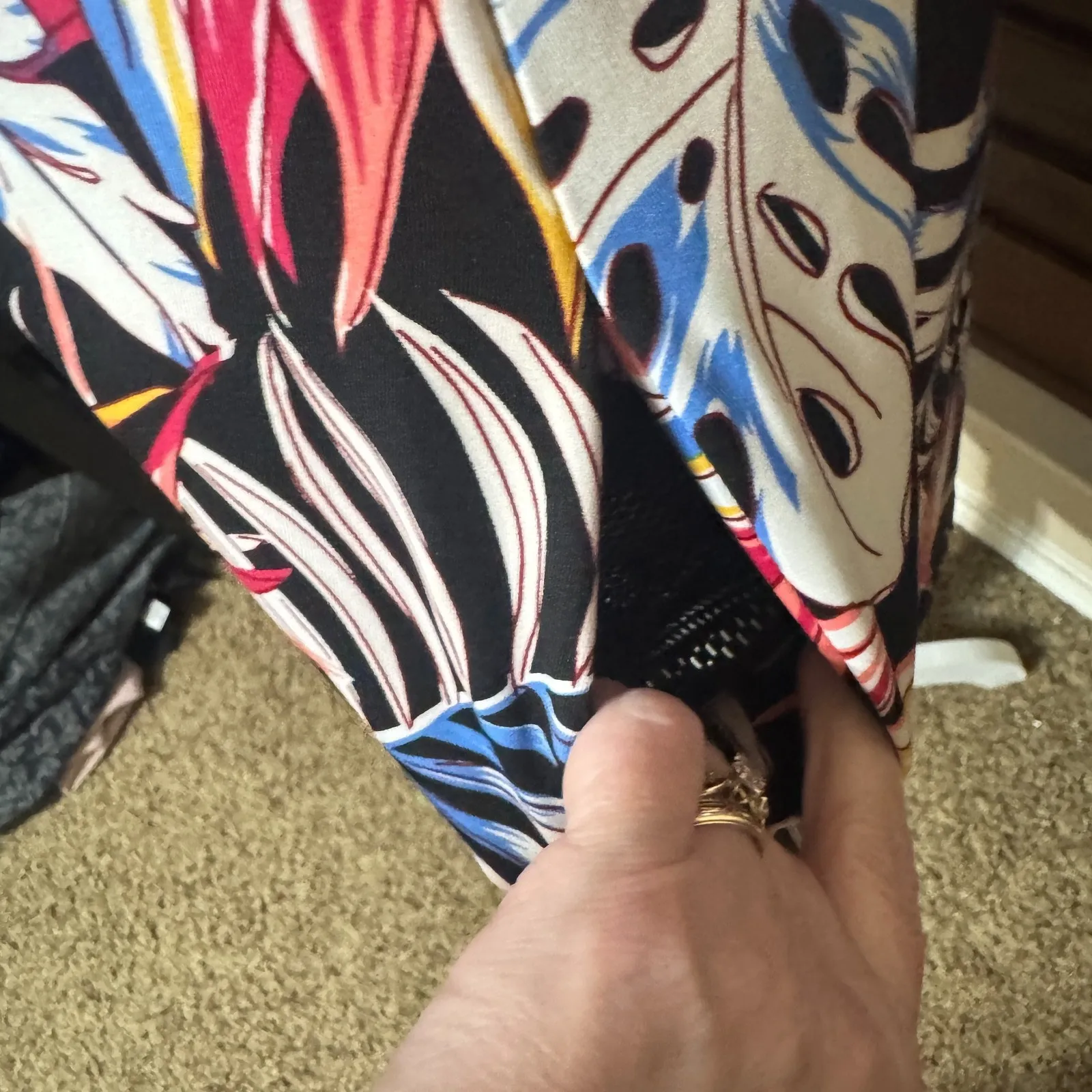 Tommy Bahama Golf Dress Aubrey 1/4 Zip sz S Tropical pockets sleeveless Tennis - Image 5