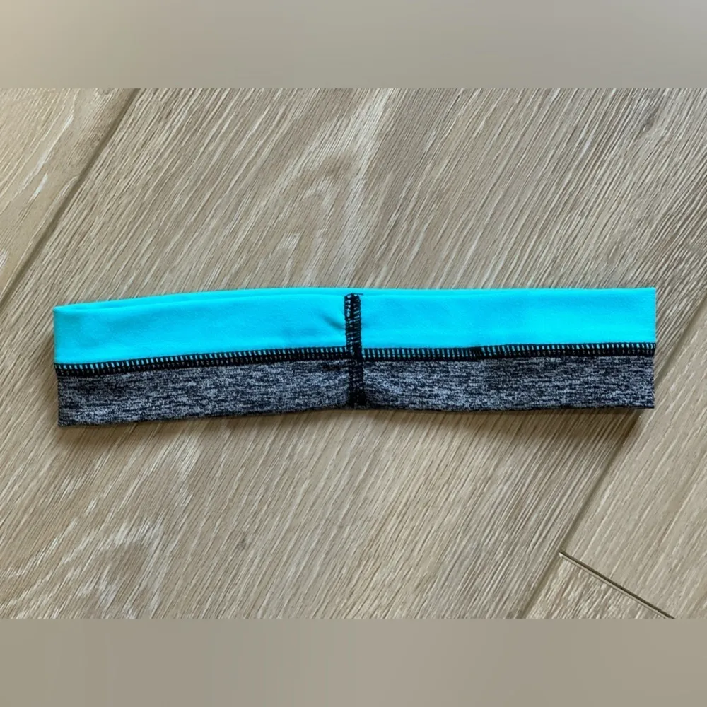 Victoria’s Secret Pink Gray & Blue Athletic Headband Athleisure Sporty Workout - Image 4