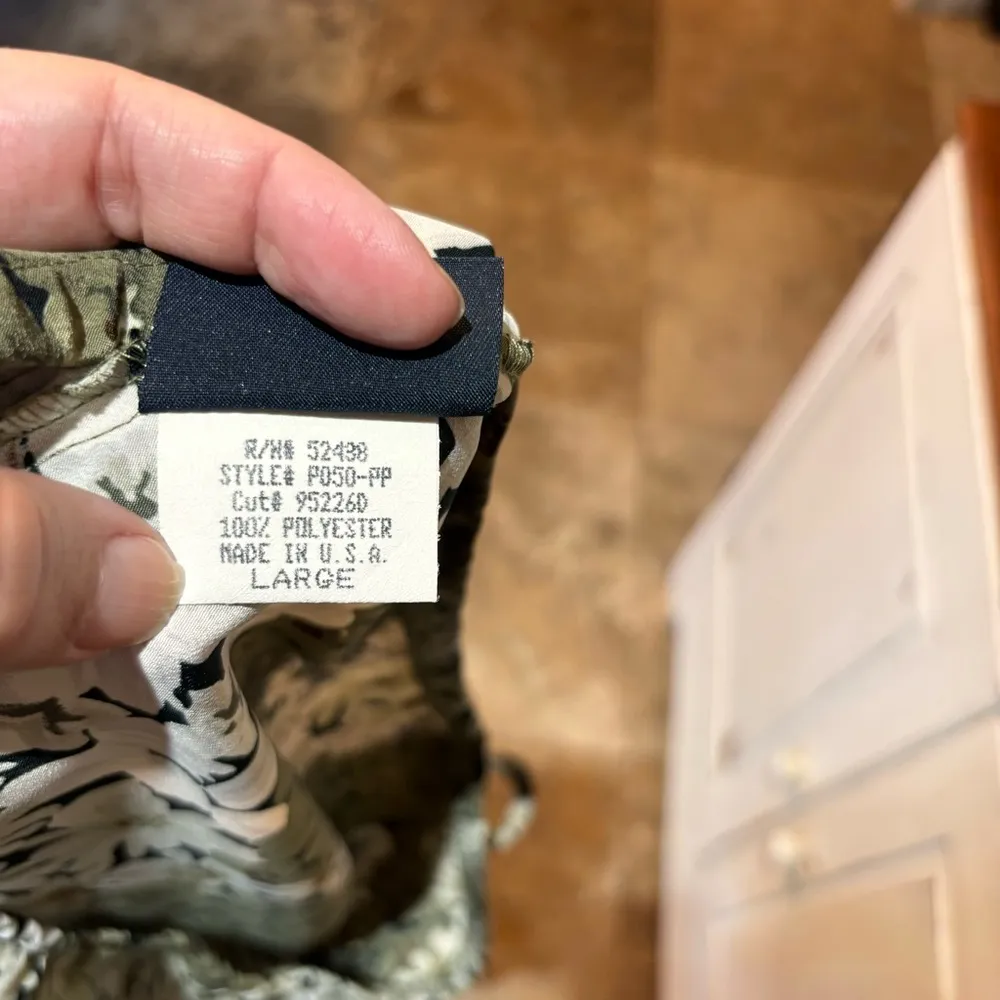 Vintage Studio womens vintage floral pull on midi skirt green large y2k - Image 5