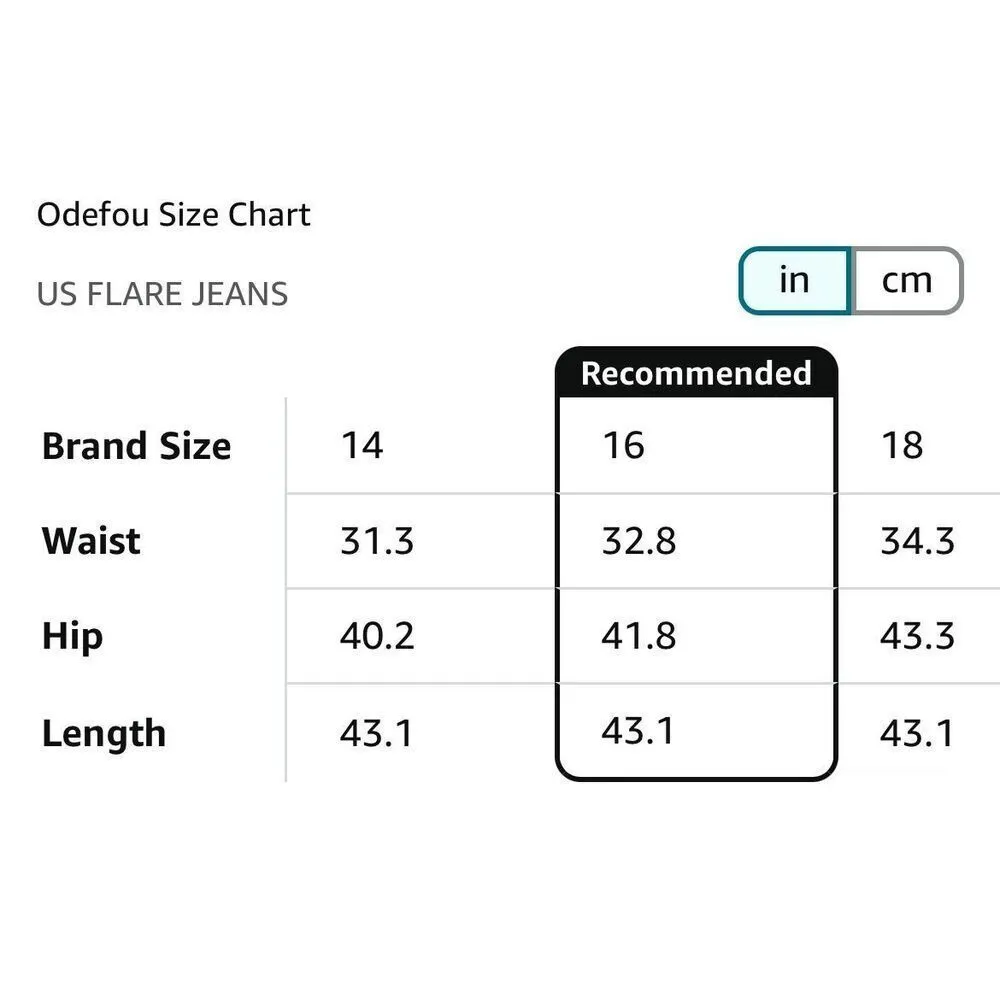 NEW Bell Bottom High Waisted Stretch Jeans Denim Pants 14/30” inseam Black - Image 4