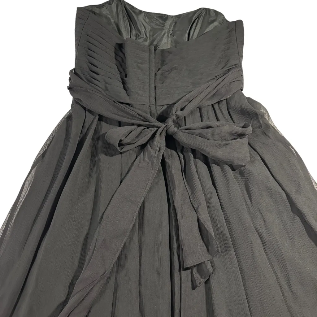 Angelina Faccenda Mori Lee Bridesmaids Lined Floor Length #20414 Black Sz 14 NWT - Image 9