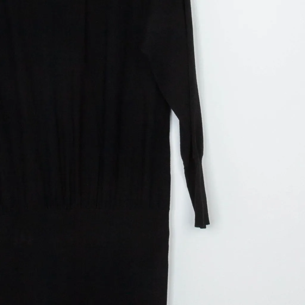NWT Babaton Womens‎ Bogart Turtleneck Knit Sweater Dress Size L Black Minimalist - Image 5