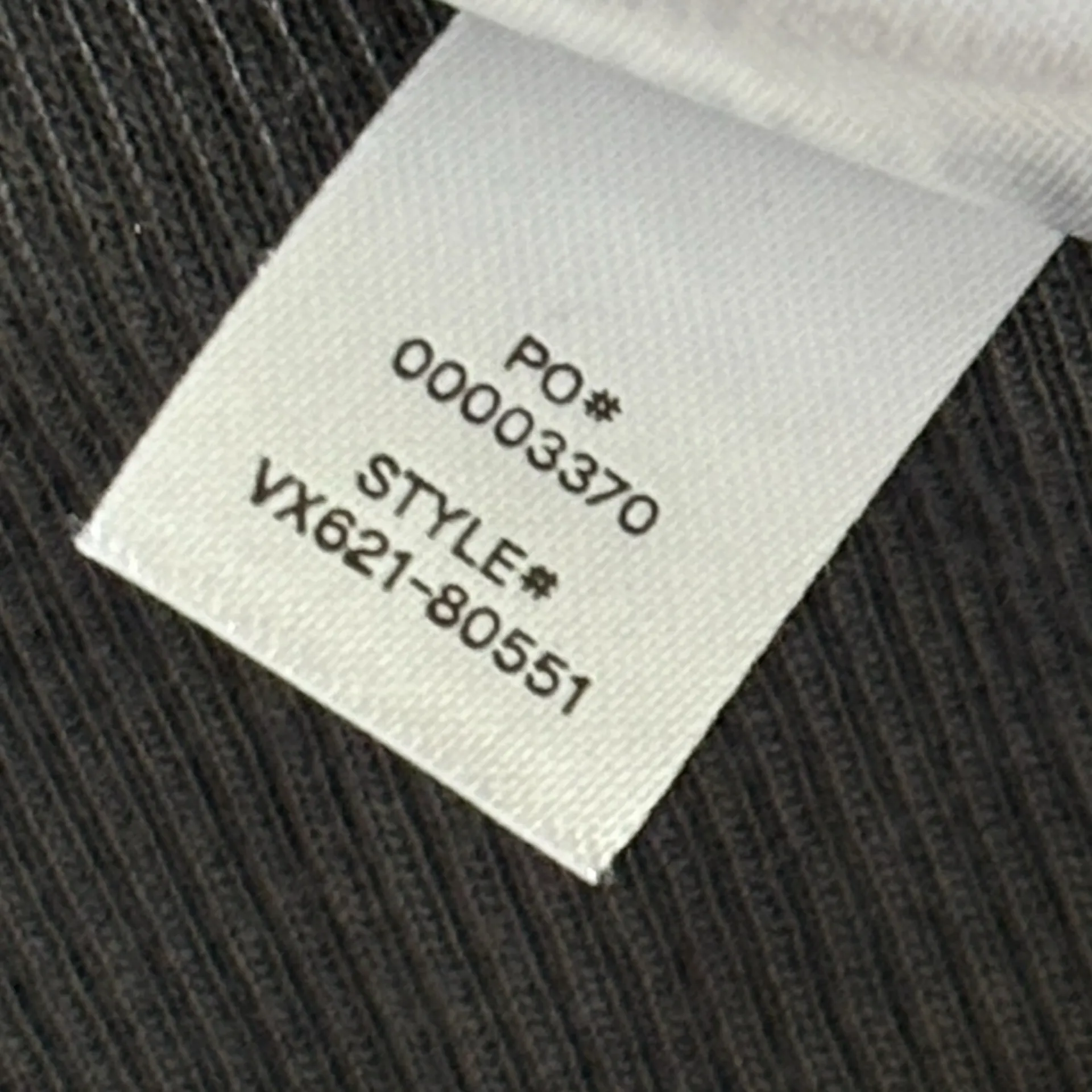 VINCE Gray Favorite Ribbed Tank Top M - Image 7