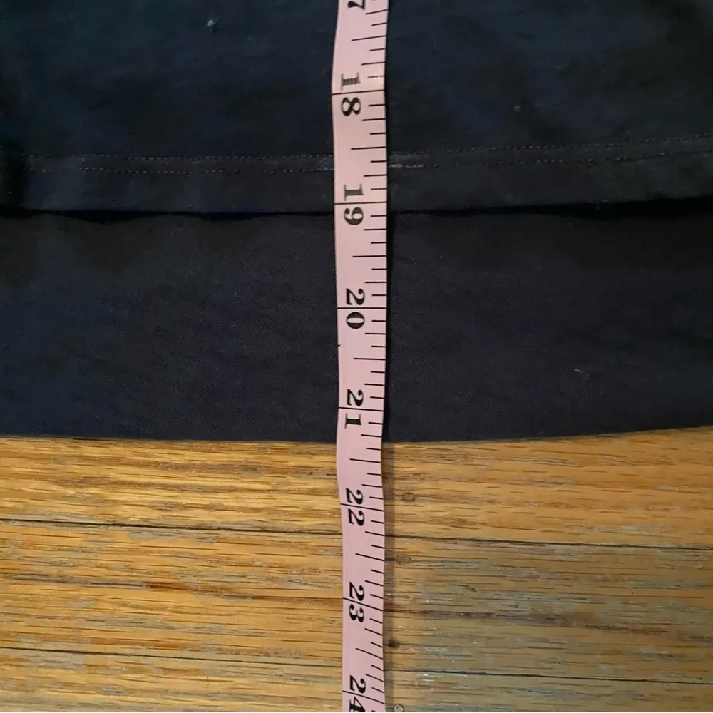 American Eagle Summer Black Lightweight Short Sleeve Peplum Top Size Small - Image 8