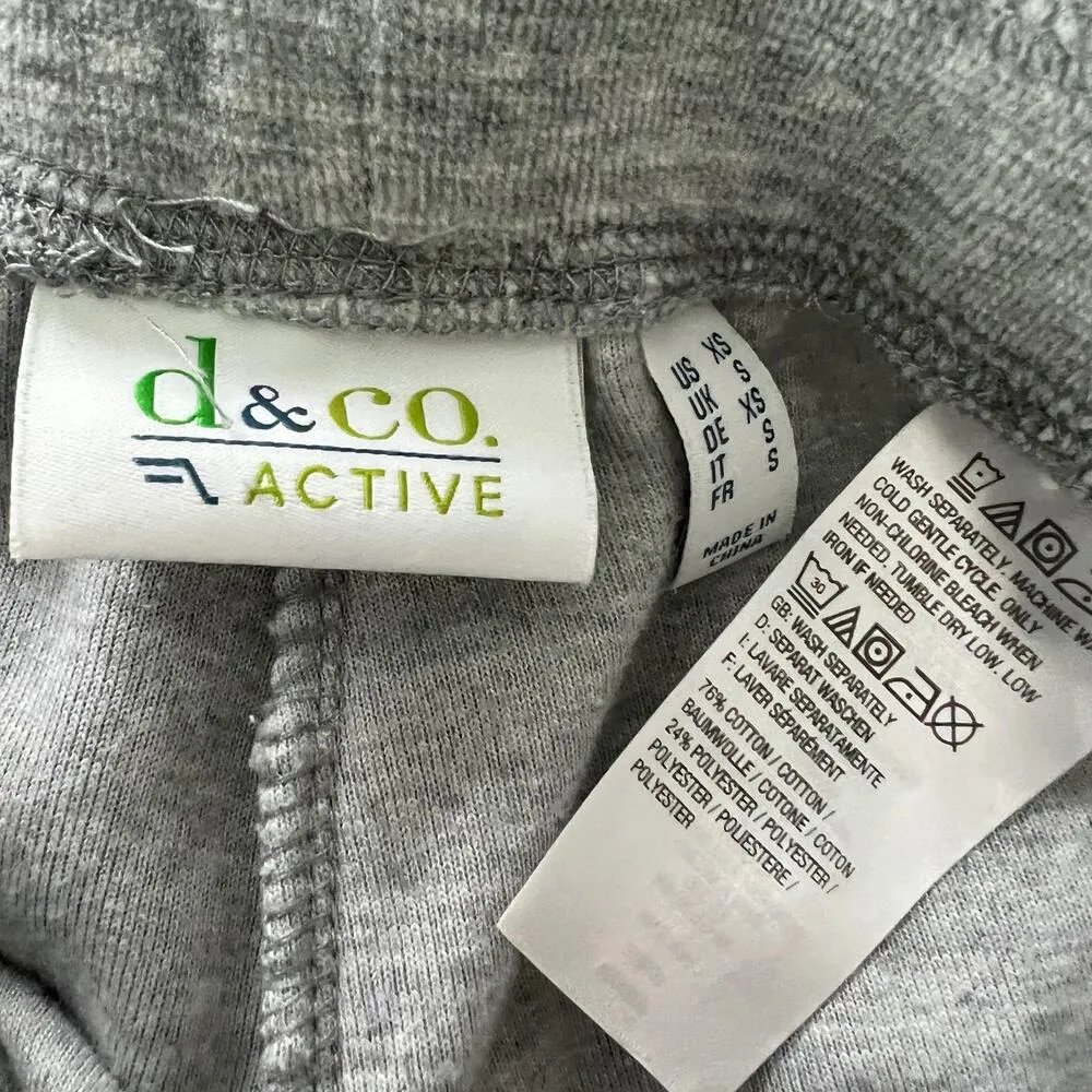 denim & co. XS Women's Gray Velour Skinny Jogger Sweat Pants - Image 6