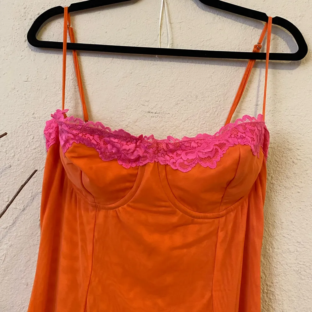 HOUSE OF CB 'Aiza' Flame Orange Maxi Dress NWOT size‎ XL - Image 16