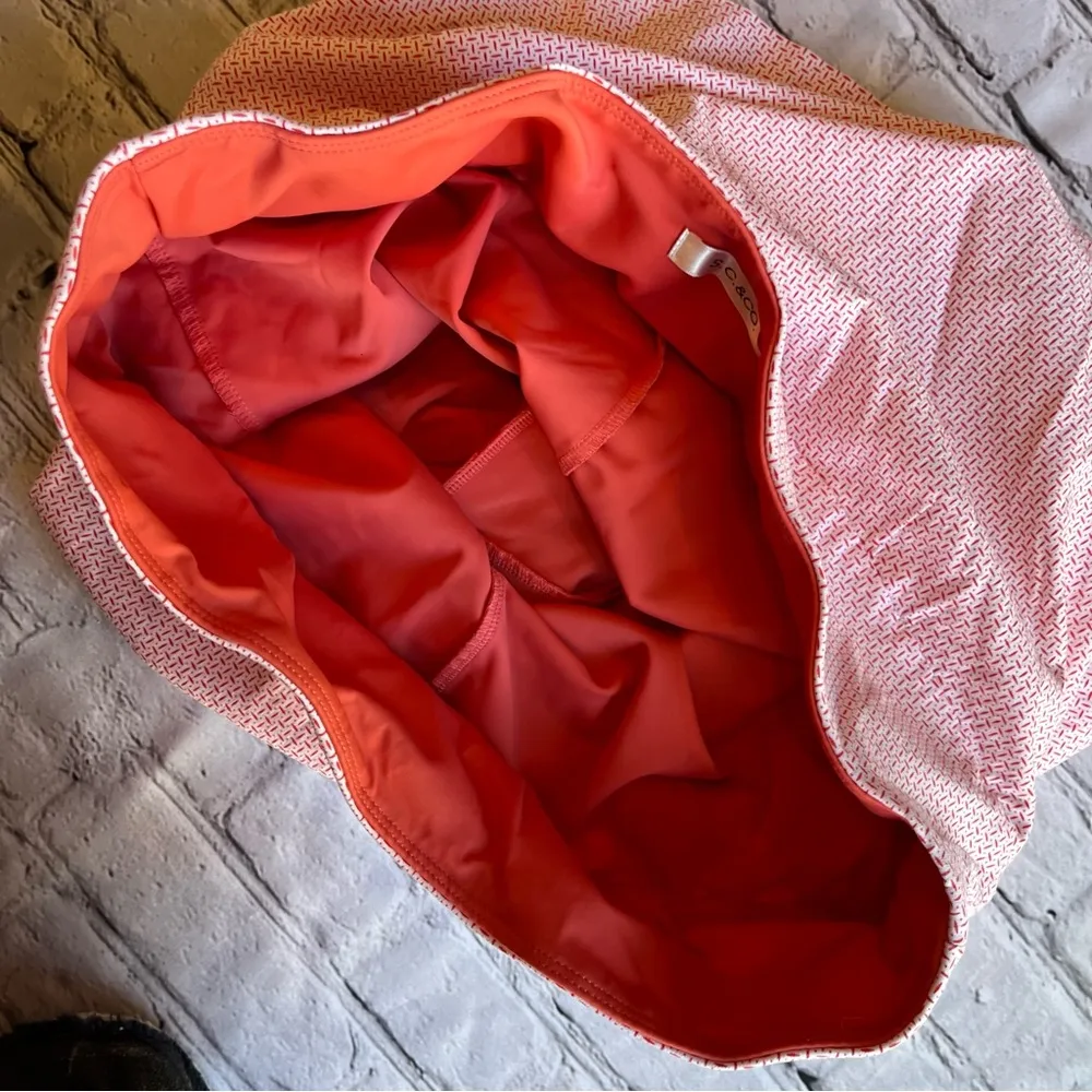 SC & Co. Skort Athletic Tennis Golf Skirt XL Red & White Excellent Condition - Image 9