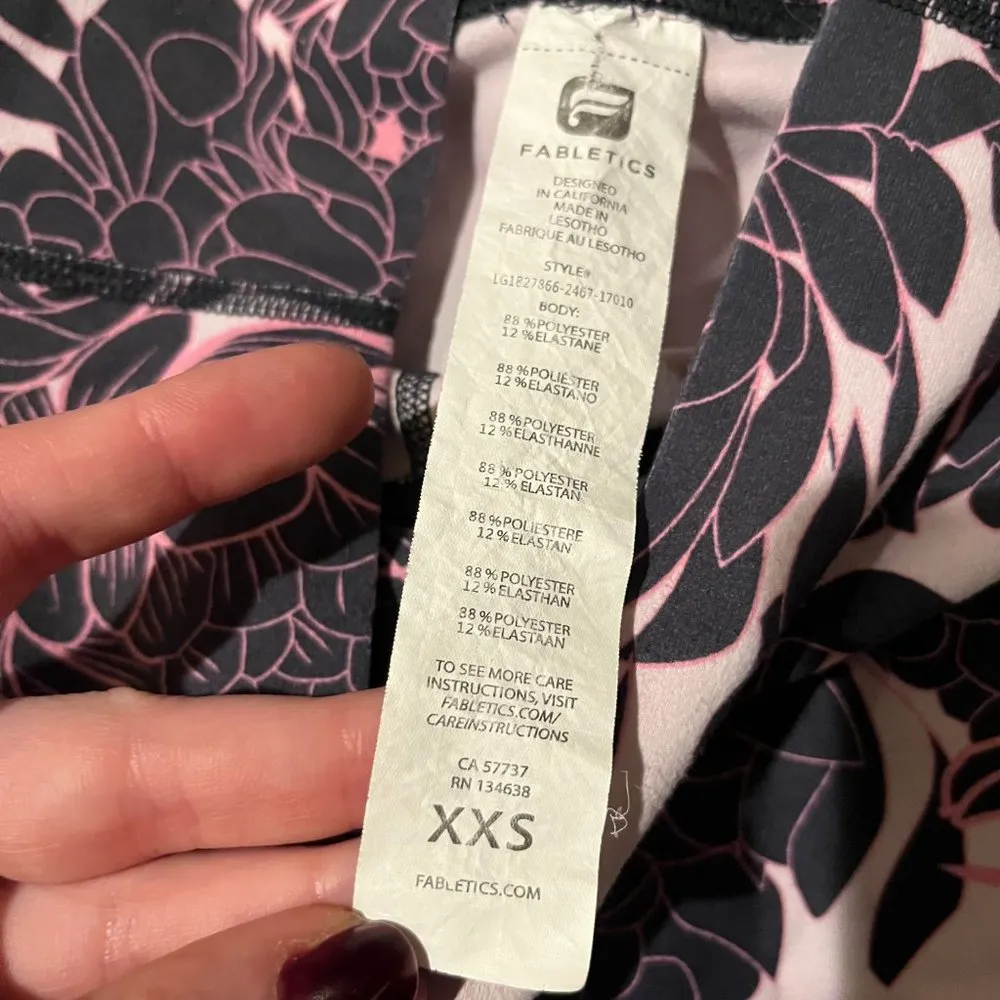Fabletics high rise leggings size xxs - Image 2