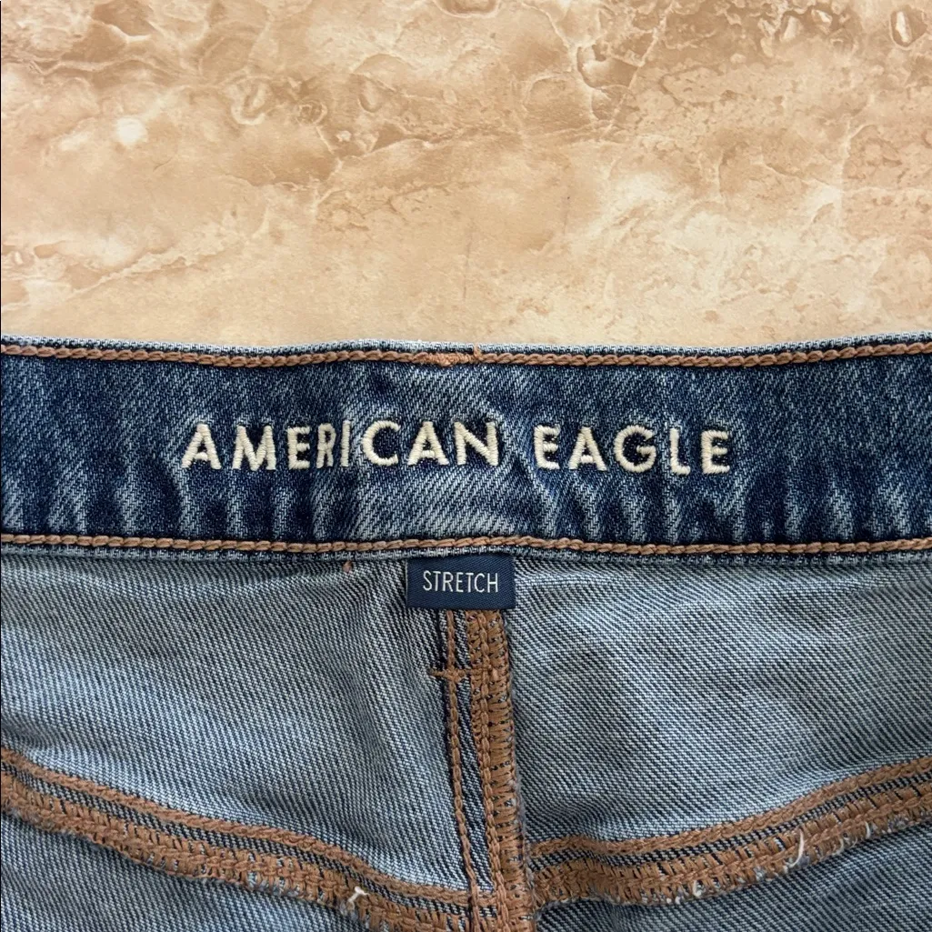 American Eagle AE Ex-boyfriend jean shorts beach vacation spring summer - Image 7